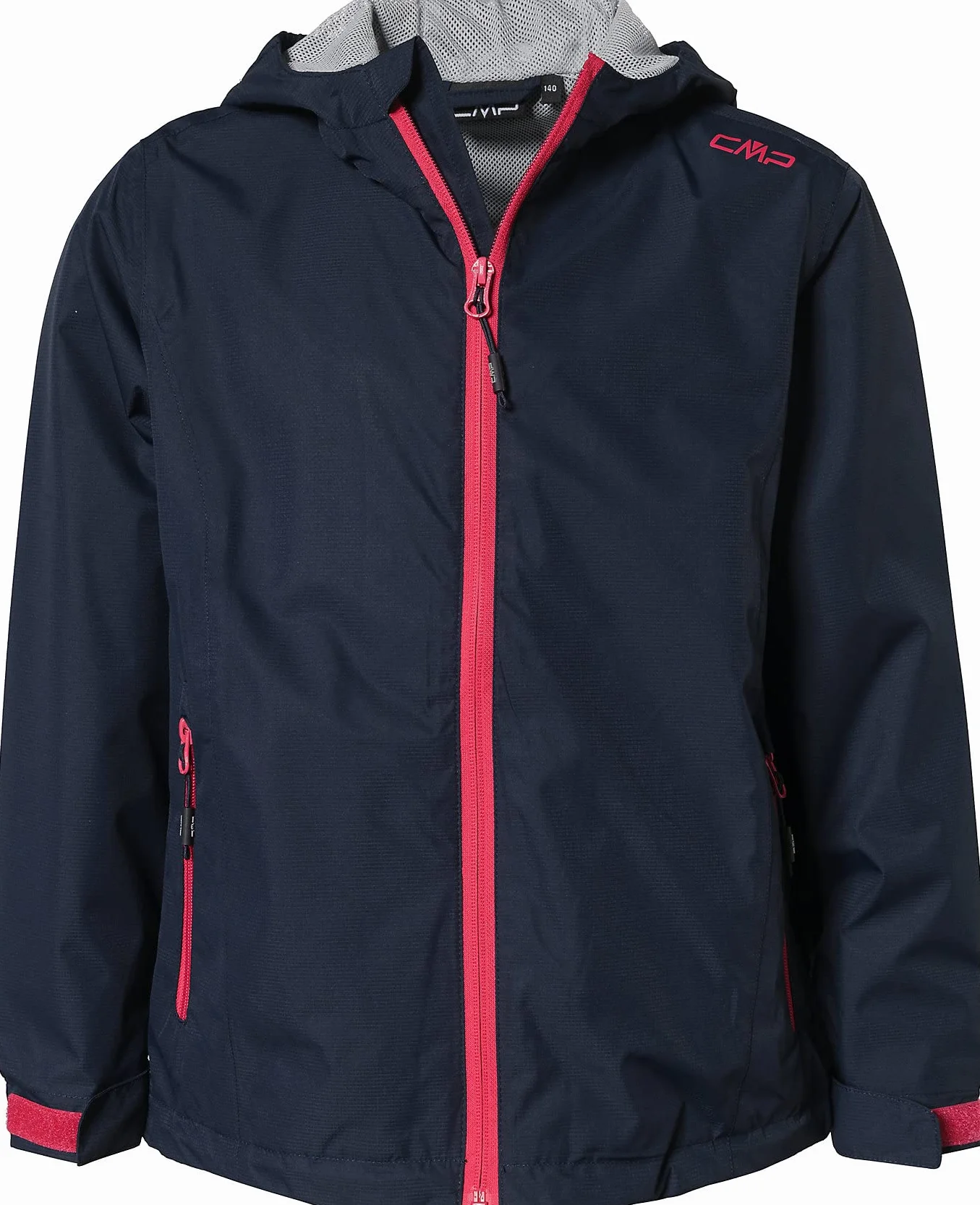 CMP Girls' rain jacket made of tear-resistant polyester for children, rain jacket