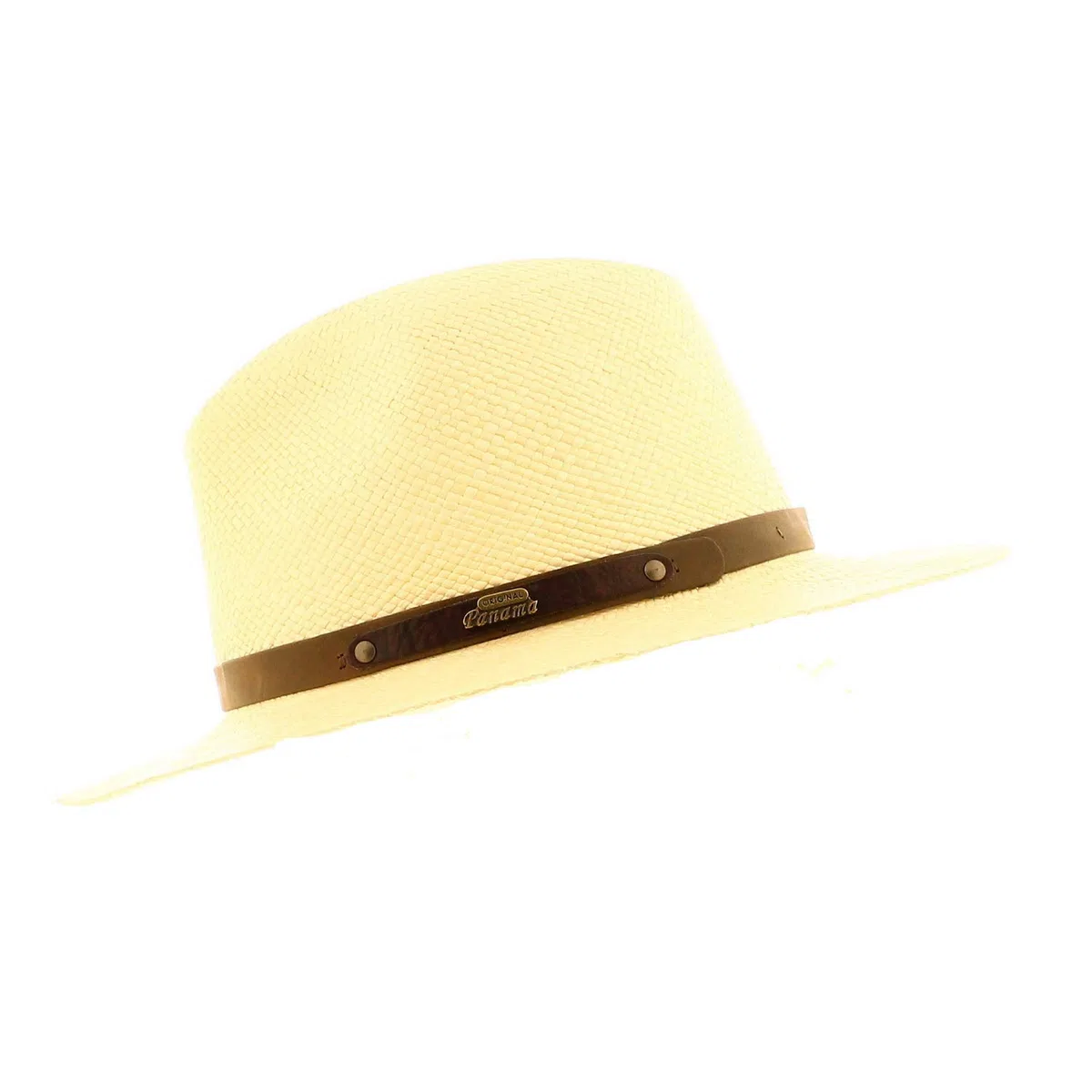 Panama - Paille Cuenca - Chapeau Fedora - Bord baissé