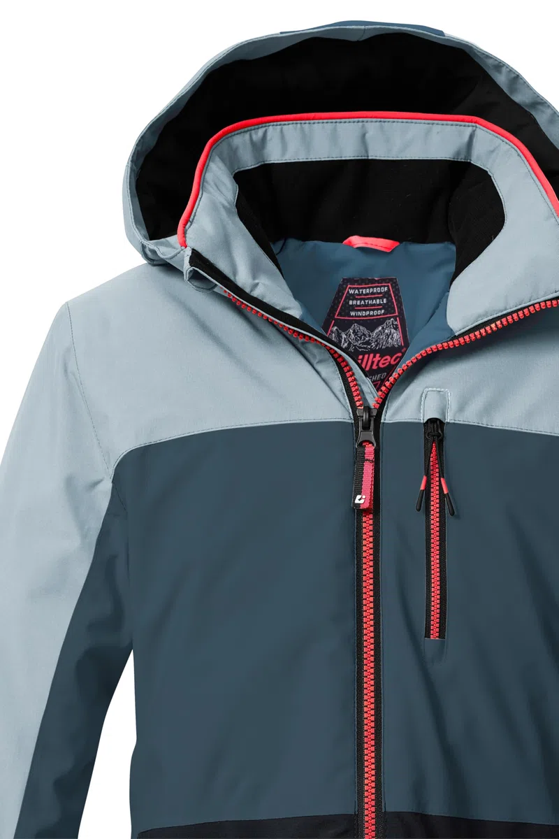 Killtec Ksw 208 Grls Ski Jckt Veste de ski/fonctionnelle avec capuche et jupe pare-neige Fille