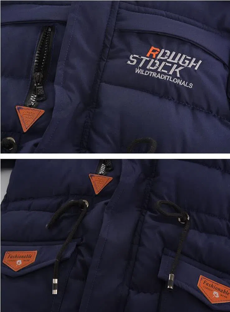 Enfant Garçon Veste d'hiver Chaud Manteau Mi Longue Doudoune à Capuche Fourrure Jacket