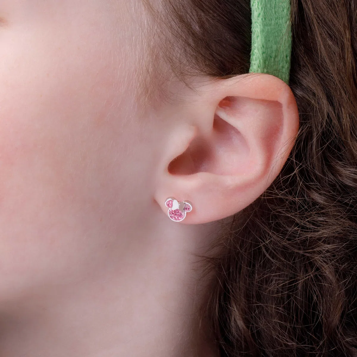 Disney Minnie Boucles d'Oreille Fille, Acier Inoxydable, taille unique, Bijoux Disney