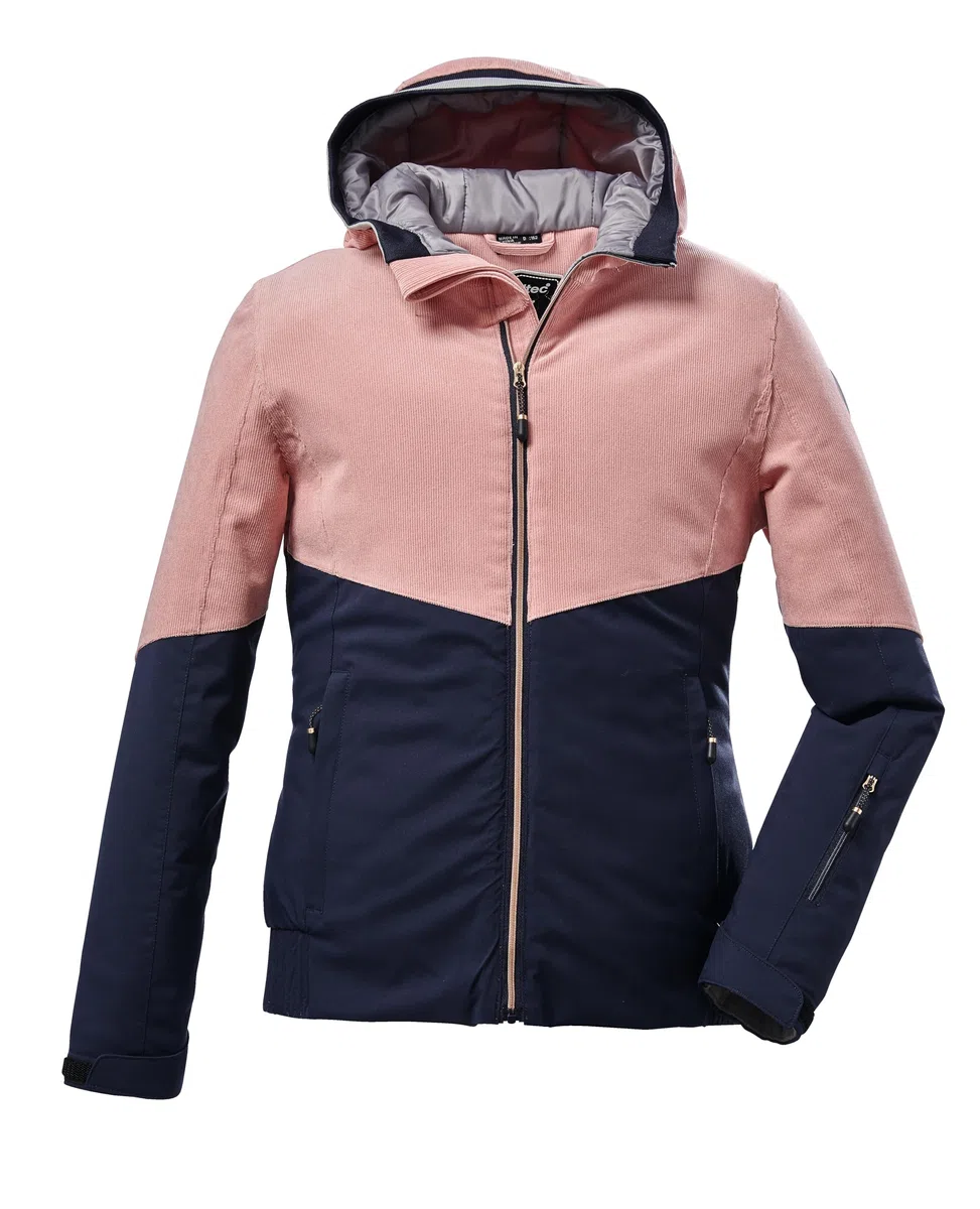 Killtec Ksw 52 Grls Ski Jckt Veste fonctionnelle/veste de ski avec capuche et jupe pare-neige Garçon