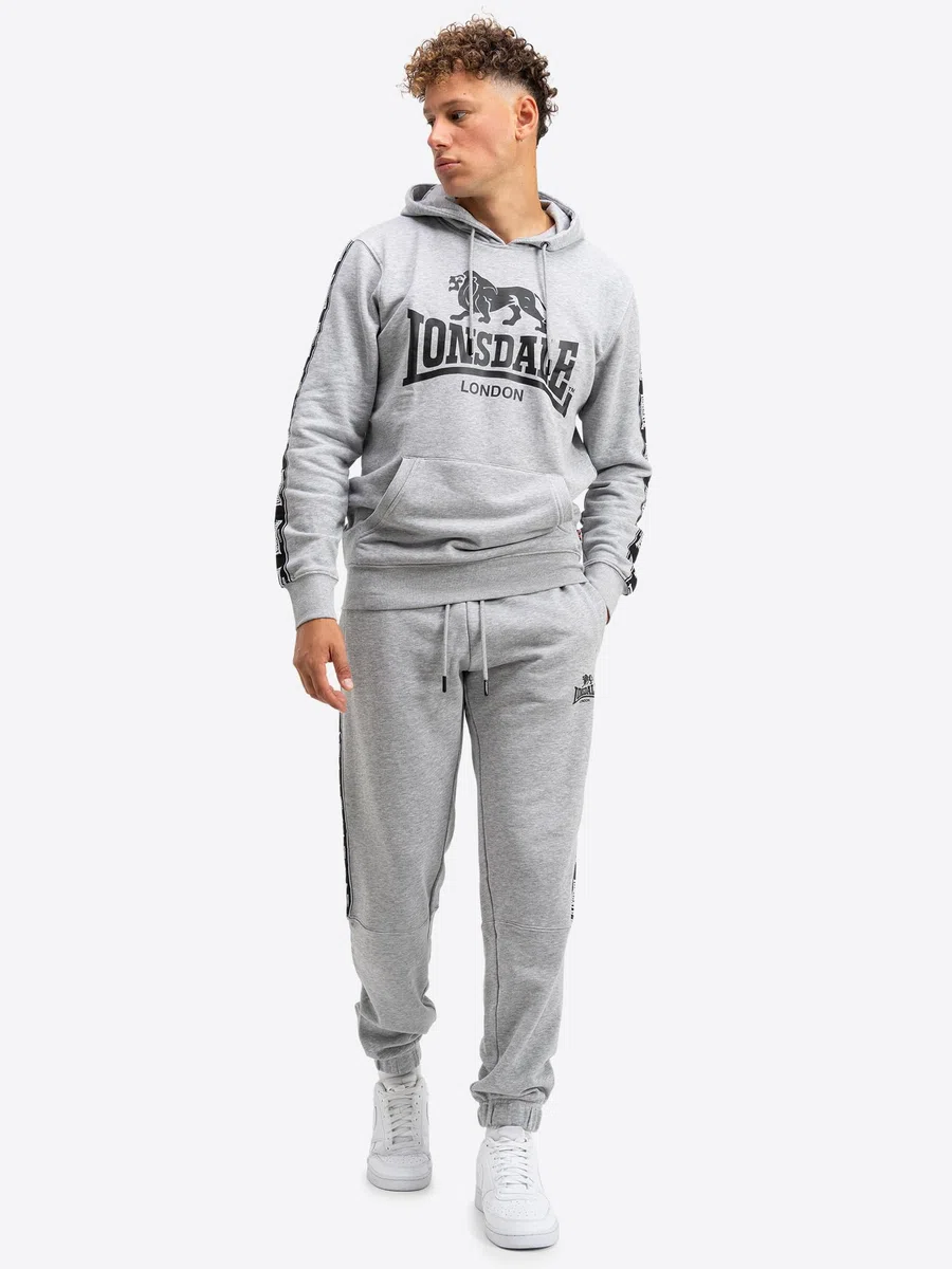 Lonsdale London GRUTNESS Homme Bas de survêtement Gris chiné