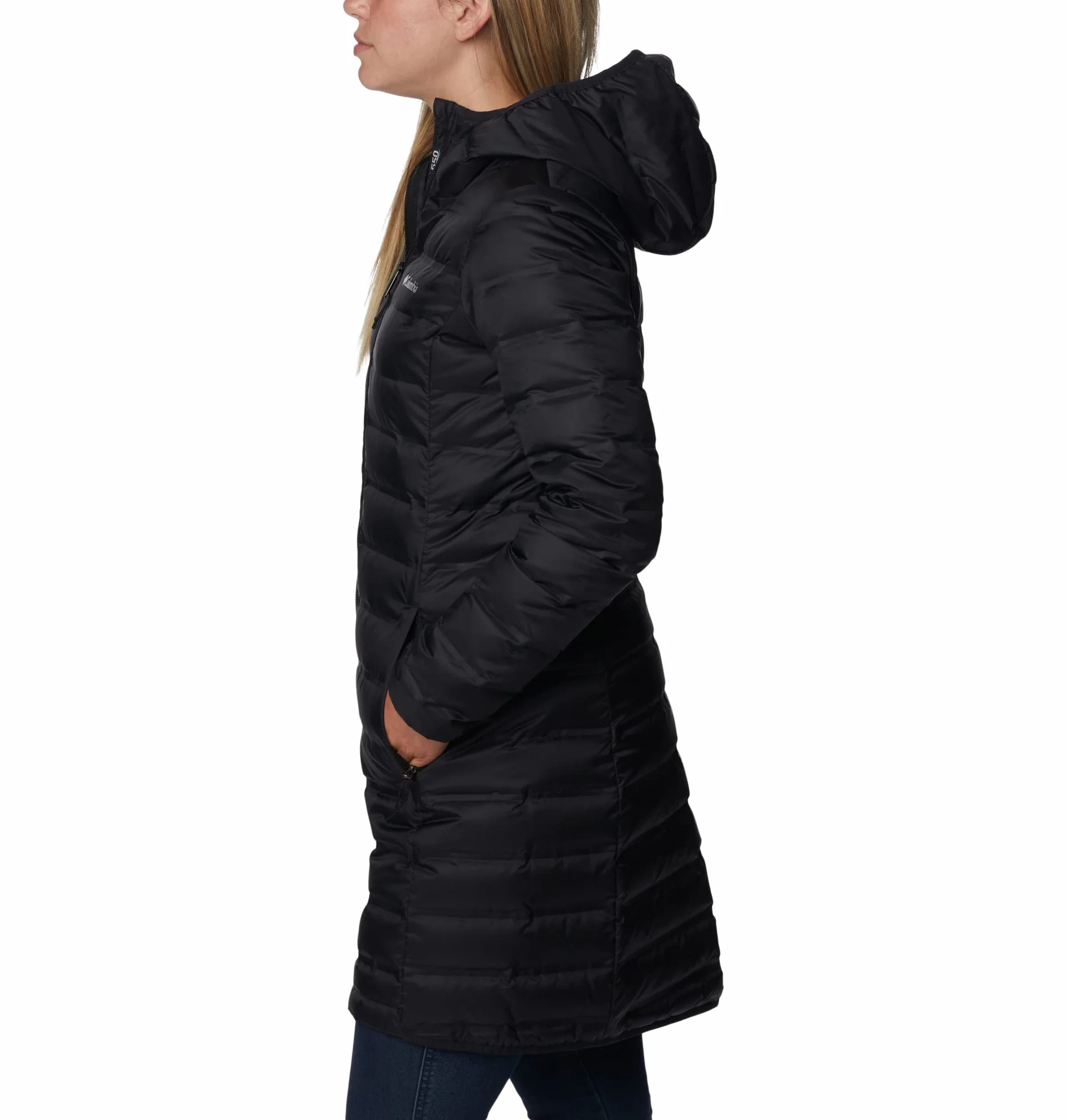 Columbia Damen Lake 22 Lange Daunenjacke Mit Kapuze