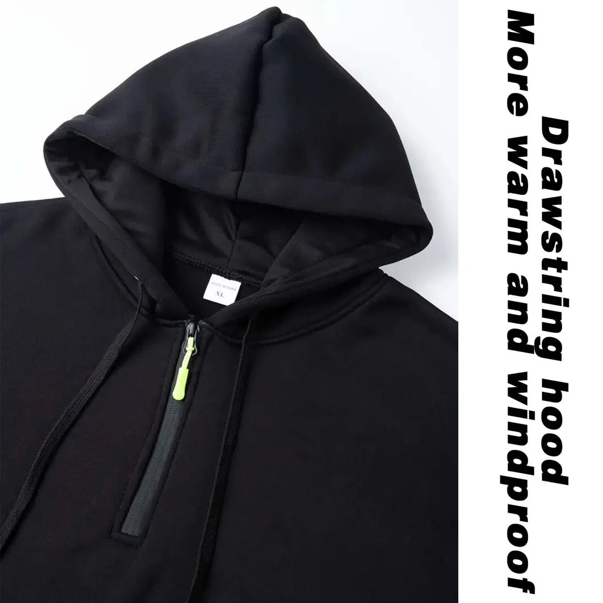 Sweat-Shirts À Capuche Unis pour Hommes Style NASA Pulls Hauts Manteaux Printemps Et d'automne Manches
