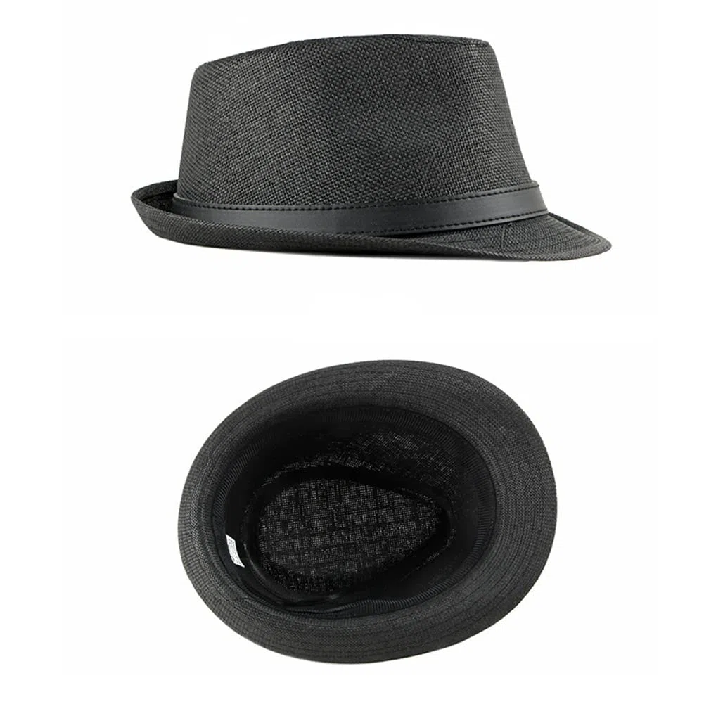 Chapeau De Paille Homme Classique Léger Respirable Femme Panama Chapeau de Soleil été pour Voyage Plage