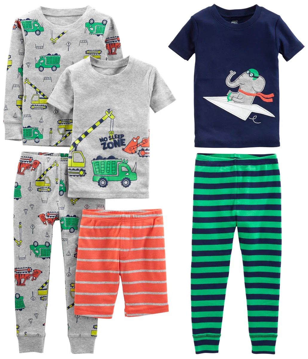 Simple Joys by Carter's 6-piece Snug Fit Cotton Pajama Set Ensemble de pijama Bébé garçon