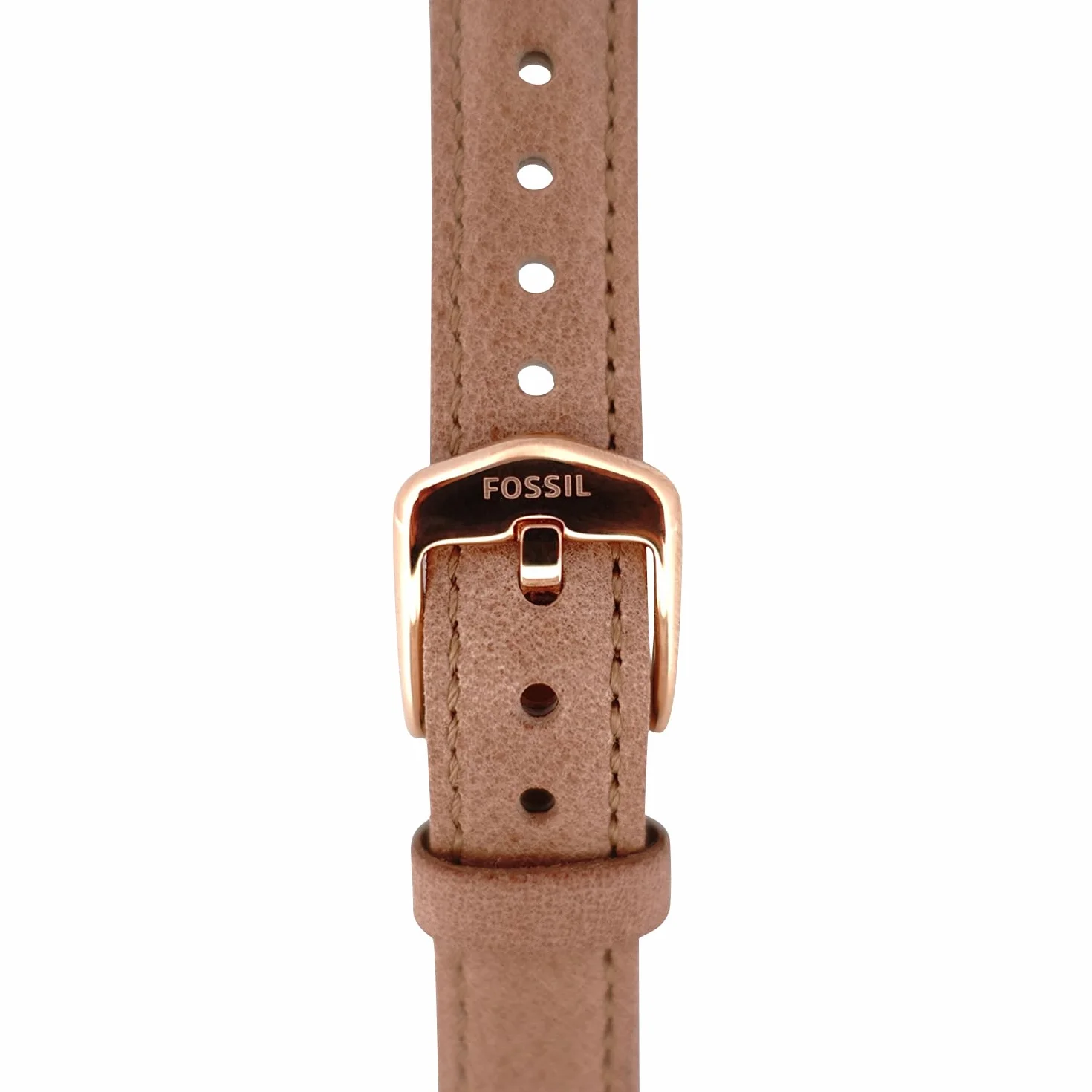 Fossil Bracelet de Montre pour Femmes 14mm, Cuir Beige, Bande de Rechange Originale pour ES3487