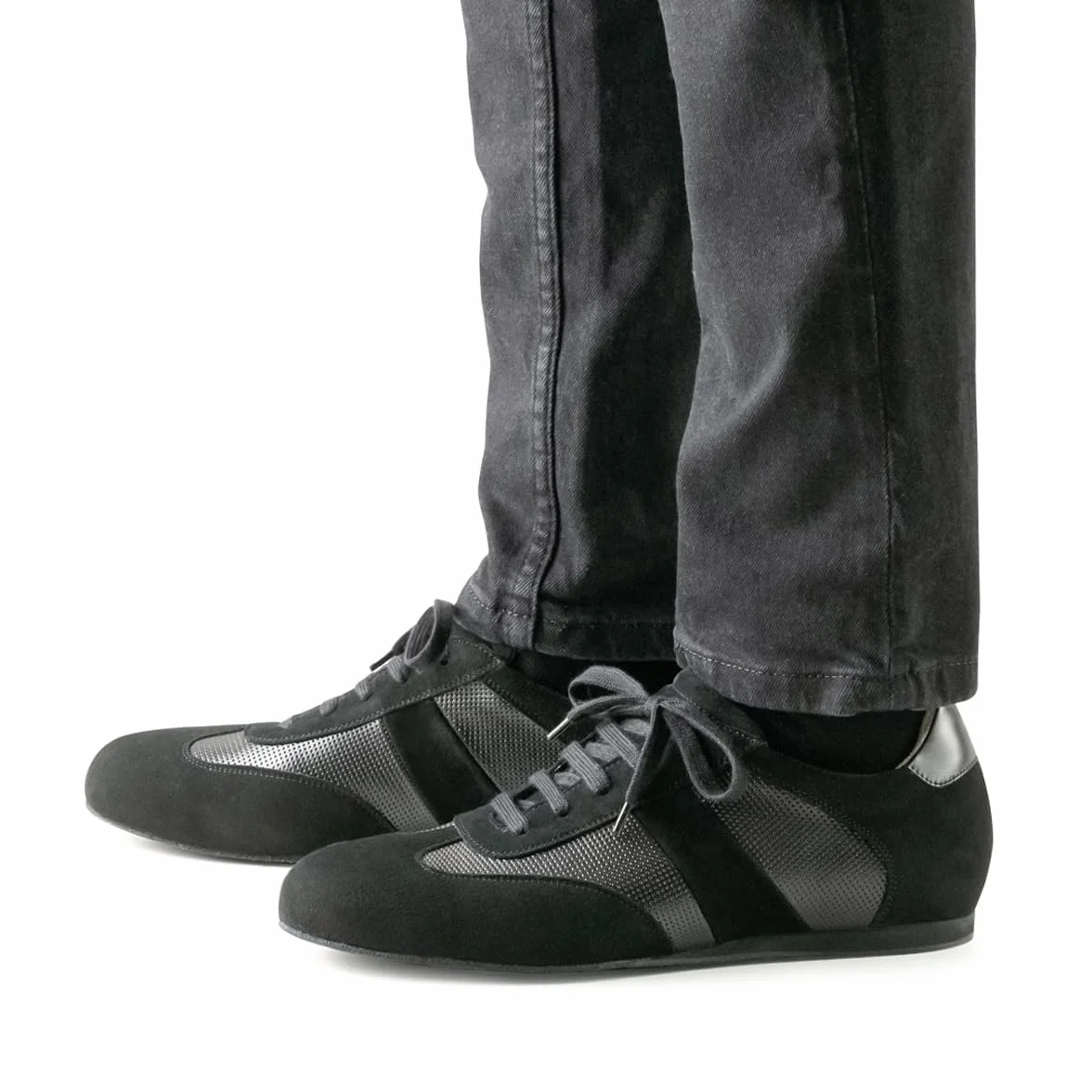 Werner Kern Hommes Sneaker de Danse/Chaussures de Danse 28061 - Made in Italy