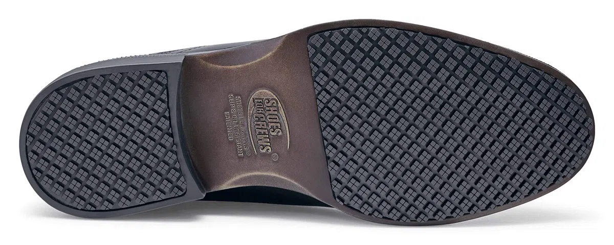 Shoes for Crews Chaussures Statesman - Chaussures en Cuir Confortables, Semelles intérieures rembourrées, Semelle antidérapante, Style Classique pour Le Bureau - pour Hommes