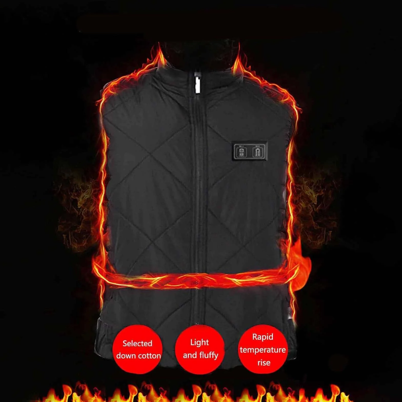Gilet chauffant pour enfants 2025, garçons et filles en 2025, chauffe-USB avec 13 zones de chauffage, coupe-vent, pour l'extérieur