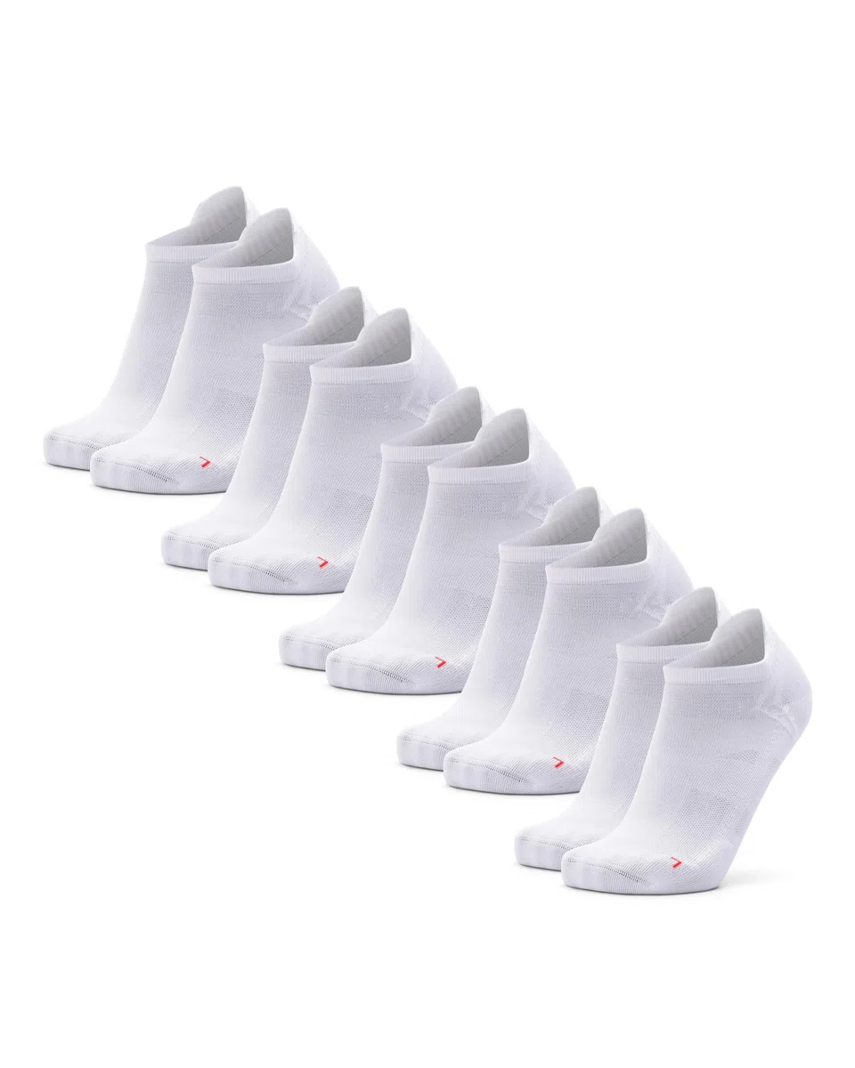 DANISH ENDURANCE Chaussettes de Course Respirantes pour Hommes et Femmes, Anti-blessures, Coupe Basses, Unisexes, Lot de 3