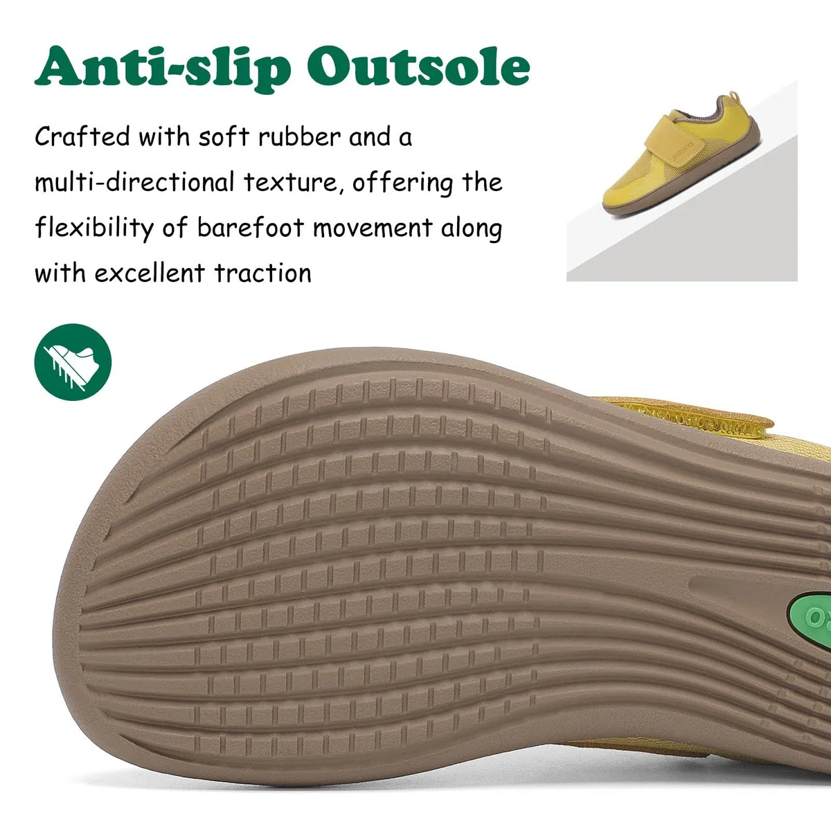 SAGUARO Barefoot Shoes Enfant Légères avec Zero Drop Sole et Wide Toe Box, 26–36 EU