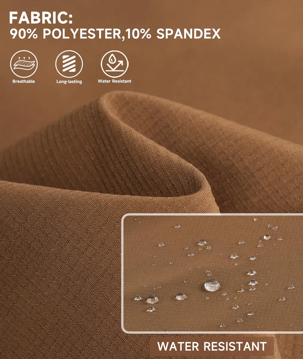 YoungSoul Pantalon Cargo Imperméable pour Garçon Taille Élastique Pantalon de Randonnée Pantalon de Jogging Extérieur Enfants