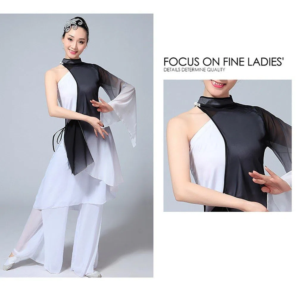 Costume De Danse Folklorique Chinoise Traditionnelle, Costumes De Danse Classique Modernes pour Femmes, Robe De Danse Yangge Clothing
