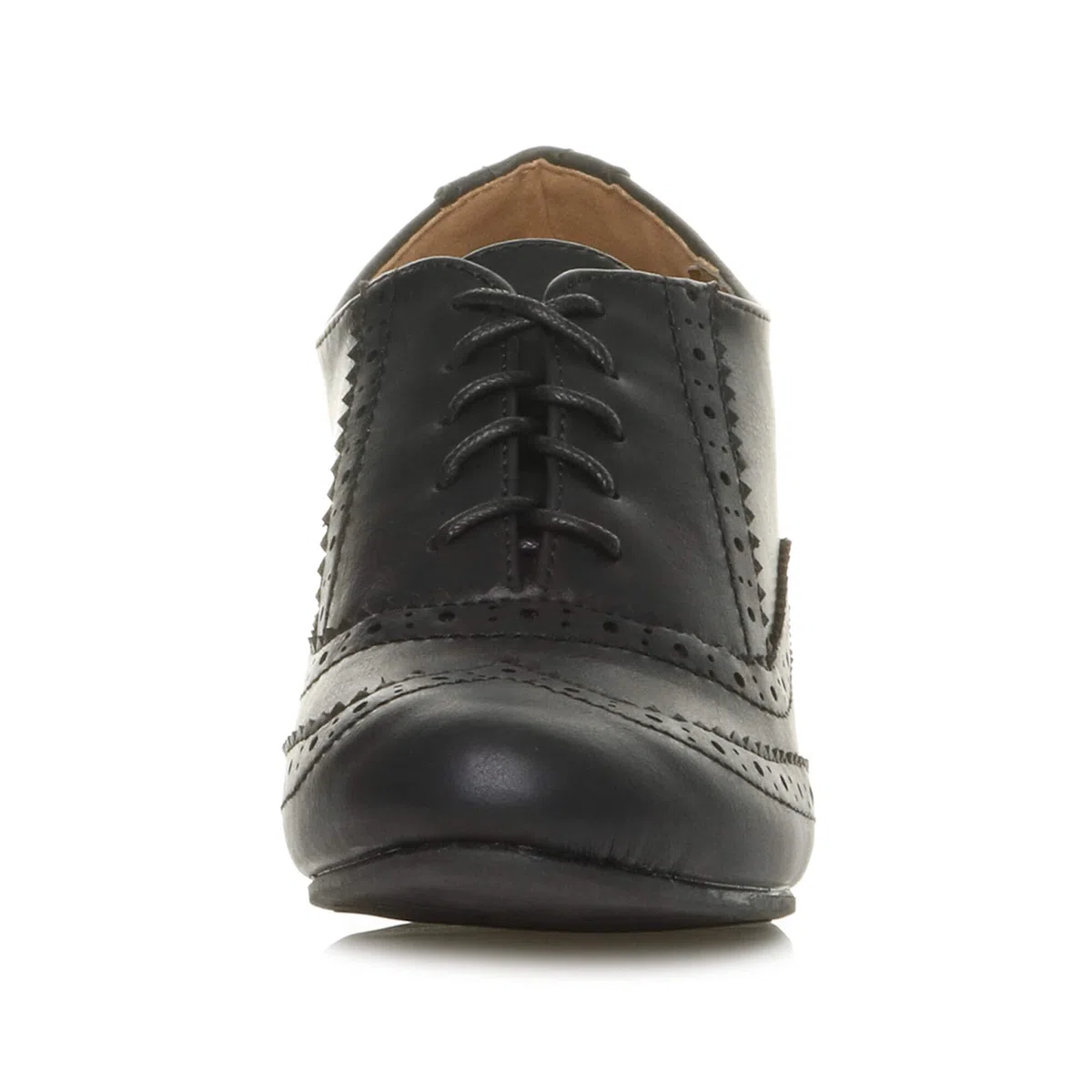 Ajvani Femmes Talon Moyen découper Lacets Richelieu Bottines Bottillons Pointure