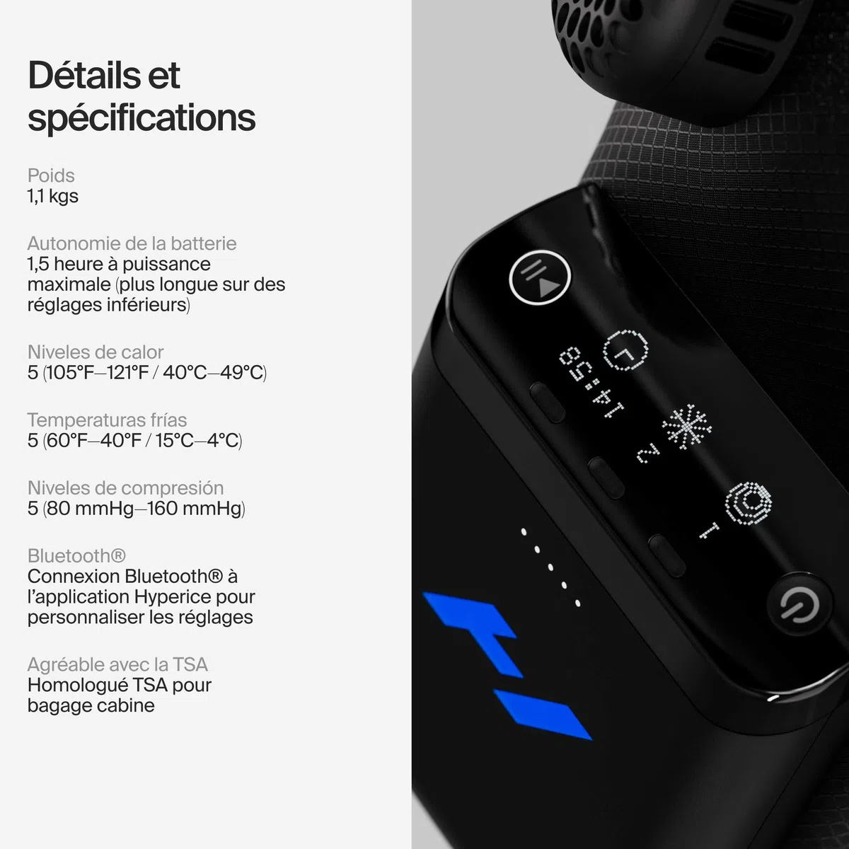 Hyperice Contraste 2 épaules